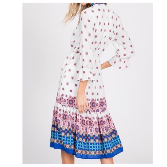 ✨LAST ONE ✨Bohemian chic gorgeous midi dress - Picture 5 of 7